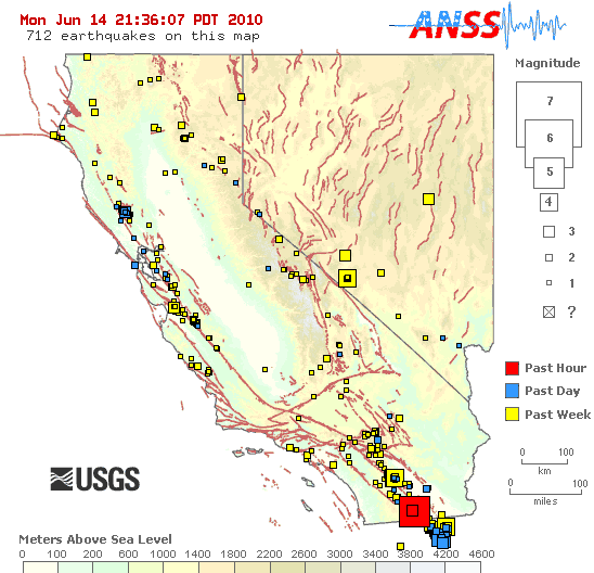 Earthquake in California June 14, 2010 Earthquake in California June 14, 2010